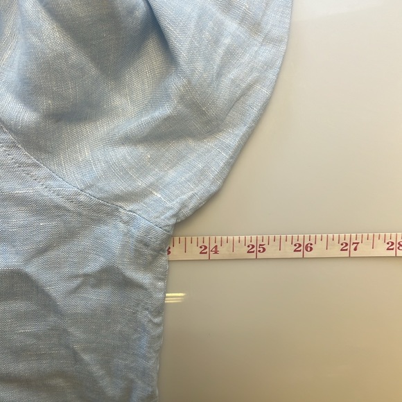 RACHEL Rachel Roy 100% Linen Hooded Top N151-14 - Picture 5 of 8